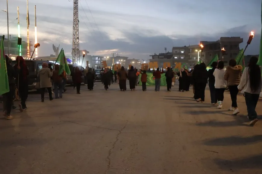 فعاليات في عامودا وكوباني حول مناهضة العنف ضد المرأة