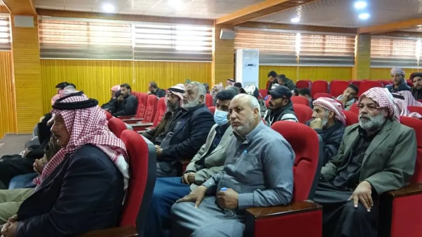 قسد تجتمع مع عوائل الشهداء والأهالي في مقاطعة دير الزور