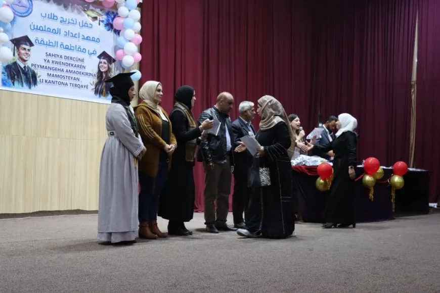 هيئة التربية في الطبقة تكرّم خريجي معهد إعداد المعلمين للعام الدراسي 2024–2025