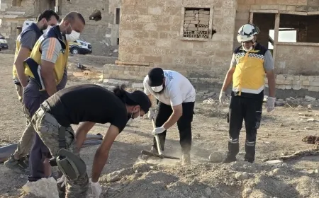 العثور على رفات بشرية على أطراف مدينة دير الزور