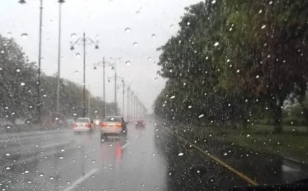 هطولات مطرية واسعة وانخفاض على درجات الحرارة