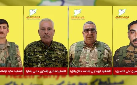 قوات سوريا الديمقراطية تكشف سجل 4 مقاتلين 