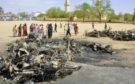7 قتلى بانفجار داخل مسجد شمال شرق نيجيريا