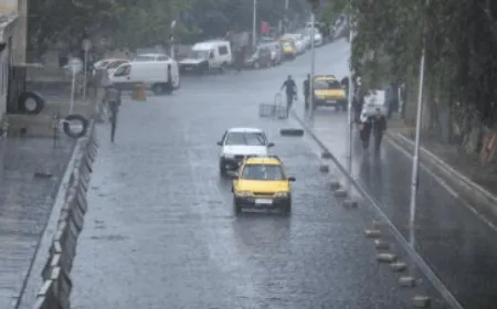 منخفض جوي مصحوب بكتلة هوائية شديدة البرودة ورطبة اليوم