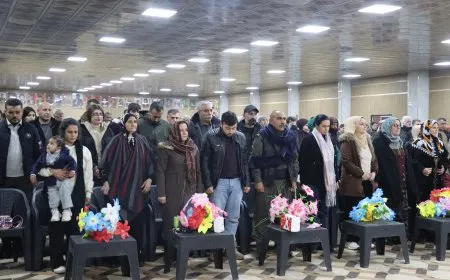 احتفالية لعوائل الشهداء في قامشلو بمناسبة رأس السنة الميلادية