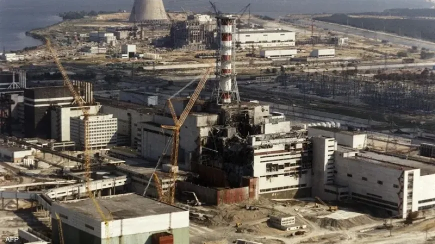 الدرع الواقي لمحطة تشرنوبل النووية بأوكرانيا يتضرر بعد هجوم 