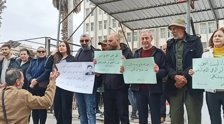 وقفة في السويداء للمطالبة بحق تقرير المصير