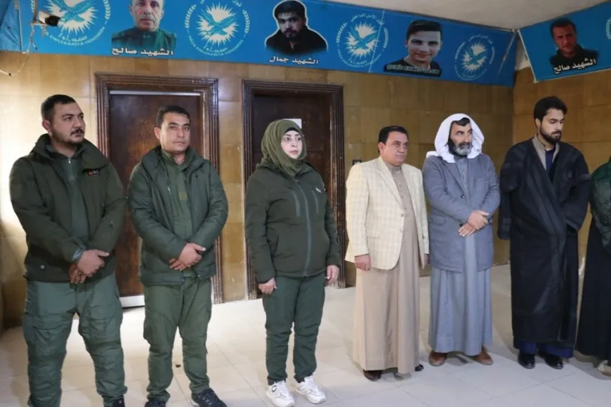 وجهاء مدينة المنصورة يزورون حواجز الأمن الداخلي تقديراً لجهودها