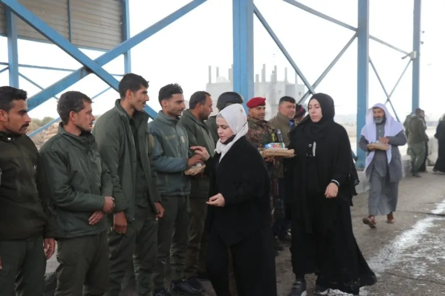 وجهاء مدينة المنصورة يزورون حواجز الأمن الداخلي تقديراً لجهودها