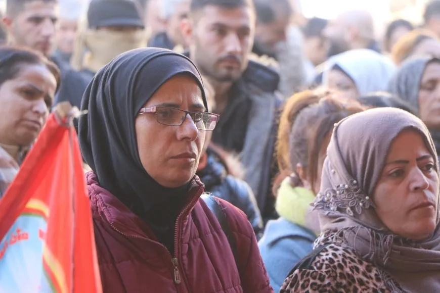 مراسم غيابية لمقاتلَين من قوات سوريا الديمقراطية في حلب