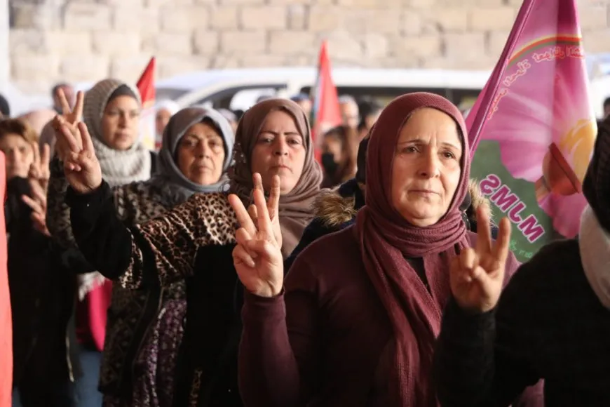 مراسم غيابية لمقاتلَين من قوات سوريا الديمقراطية في حلب