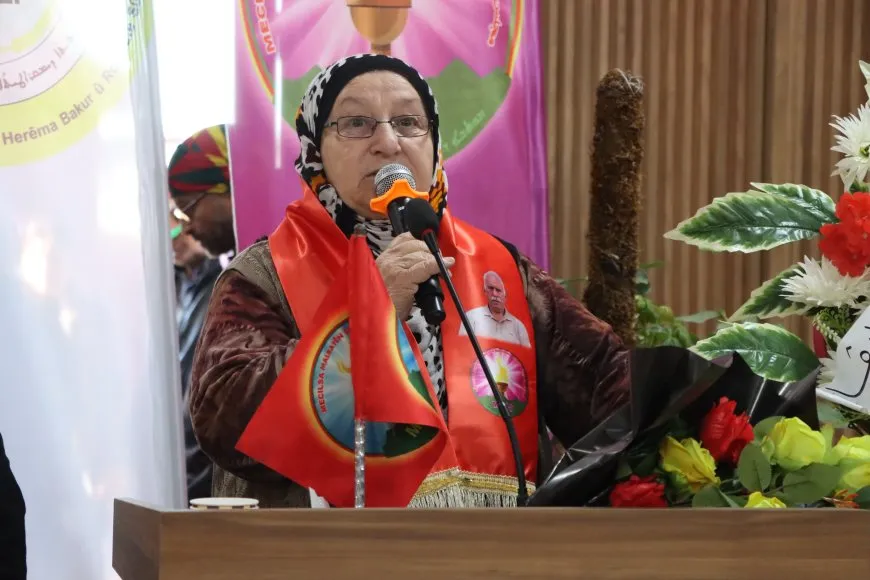 مراسم غيابية لمقاتلين من قوات الدفاع الشعبي في قامشلو