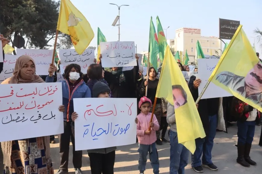 مظاهرات حاشدة في مقاطعتي الجزيرة والرقة دعماً لأهالي الشيخ مقصود والاشرافية