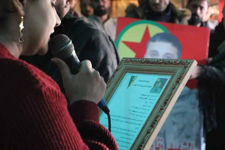 مراسم غيابية لشهيدين من قوات الدفاع الشعبي في الحسكة
