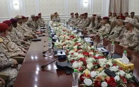اجتماع عسكري يمني يدعو لتوحيد الجهود والمواجهة ضد الحوثيين