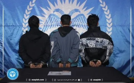 قوى الأمن الداخلي تقبض على 3 من متعاطي المخدرات في كوباني