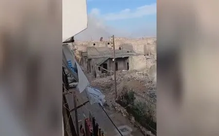 فيديو يوثّق لحظة القصف على الشيخ مقصود بحلب