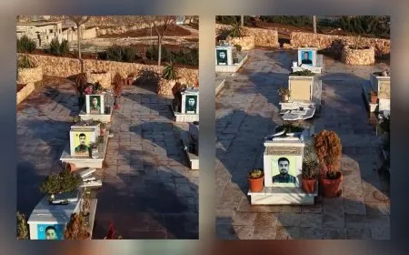 مرتزقة الحكومة المؤقتة يدمّرون مزار الشهداء في قرية بنو شمال غرب حلب