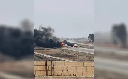 مشاهد من الاشتباكات في مسكنة 