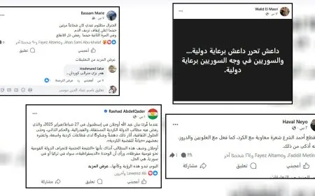 موجة استنكار واسعة على مواقع التواصل إزاء هجمات الحكومة المؤقتة على الحسكة وكوباني