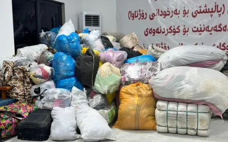 كركوك.. حملة جمع مساعدات لأهالي روج آفا