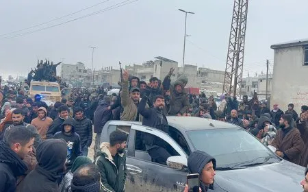 مشاهد لاستقبال المقاتلين والمقاتلات الذين كانوا يحمون سجن الأقطان
