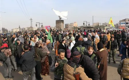 أهالي مقاطعة الجزيرة يتضامنون مع مقاومة مدينة الحسكة
