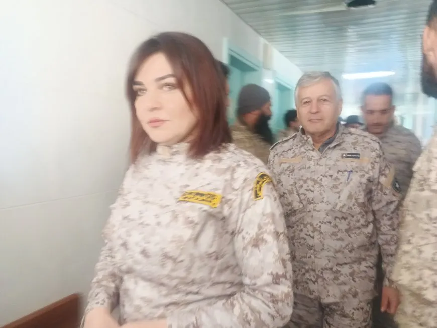 قيادة الحرس الوطني تتفقد جرحى القصف في مشافي السويداء