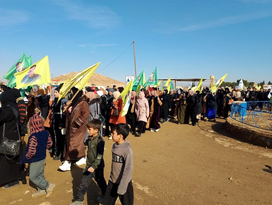 أهالي تل حميس ينتفضون نصرةً لأحياء الشيخ مقصود والأشرفية وبني زيد