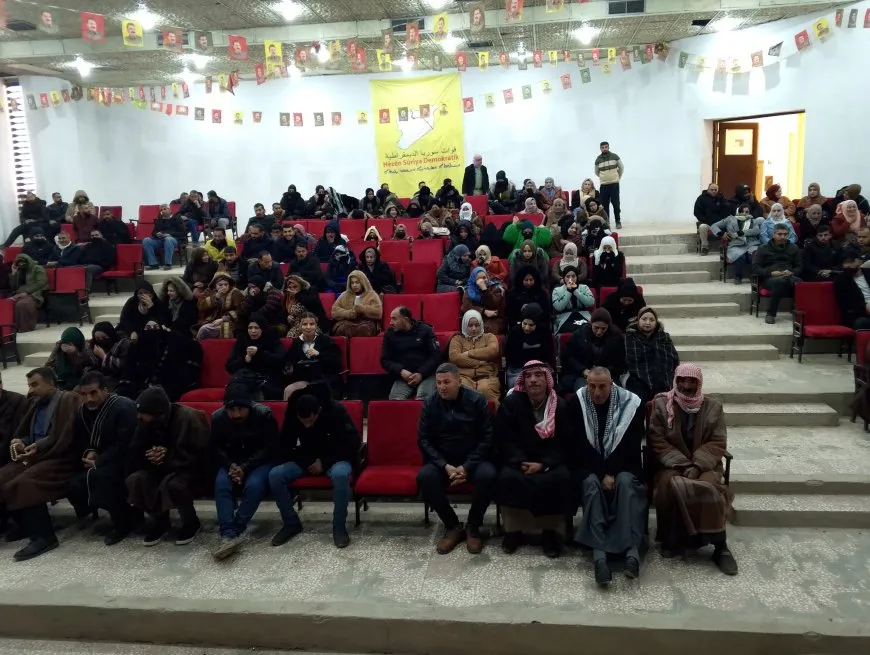 استذكار شهيدات مجزرة باريس ساكنة وفيدان وليلى في مقاطعة الجزيرة