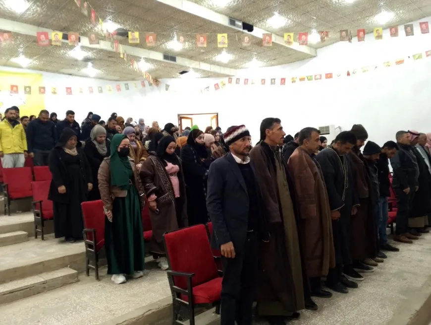 استذكار شهيدات مجزرة باريس ساكنة وفيدان وليلى في مقاطعة الجزيرة