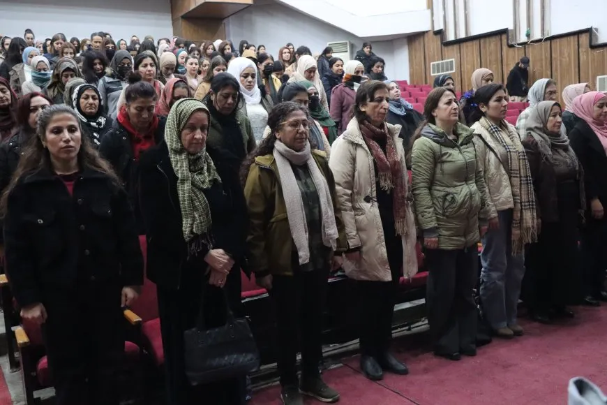 استذكار شهيدات مجزرة باريس ساكنة وفيدان وليلى في مقاطعة الجزيرة