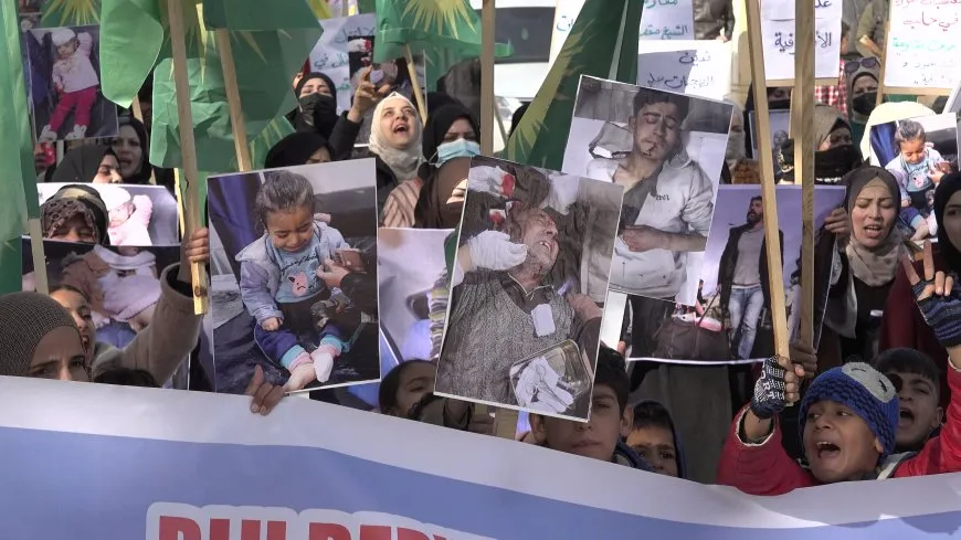 مظاهرات جماهيرية في مقاطعة الجزيرة دعماً لمقاومة الأحياء المحاصرة بحلب