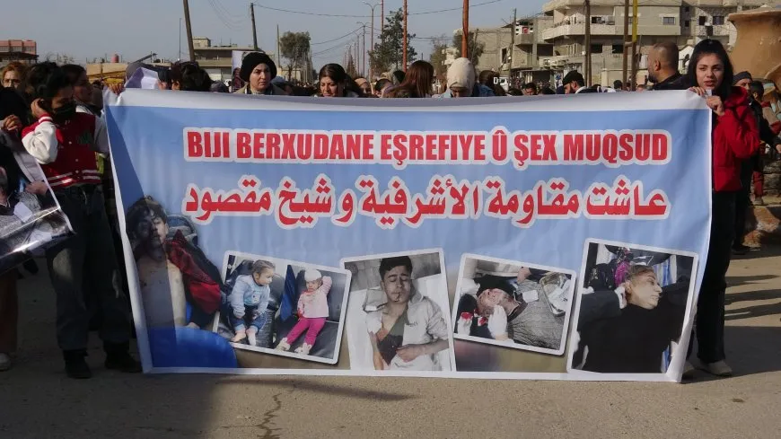 مظاهرات جماهيرية في مقاطعة الجزيرة دعماً لمقاومة الأحياء المحاصرة بحلب