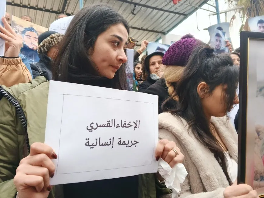 وقفة احتجاجية في السويداء للمطالبة بالمختطفين