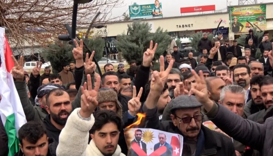 مسيرات في شنكال وقلادزة داعمة لمقاومة حلب
