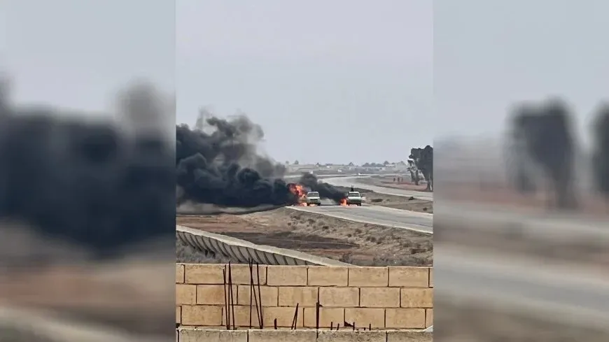 مشاهد من الاشتباكات في مسكنة 