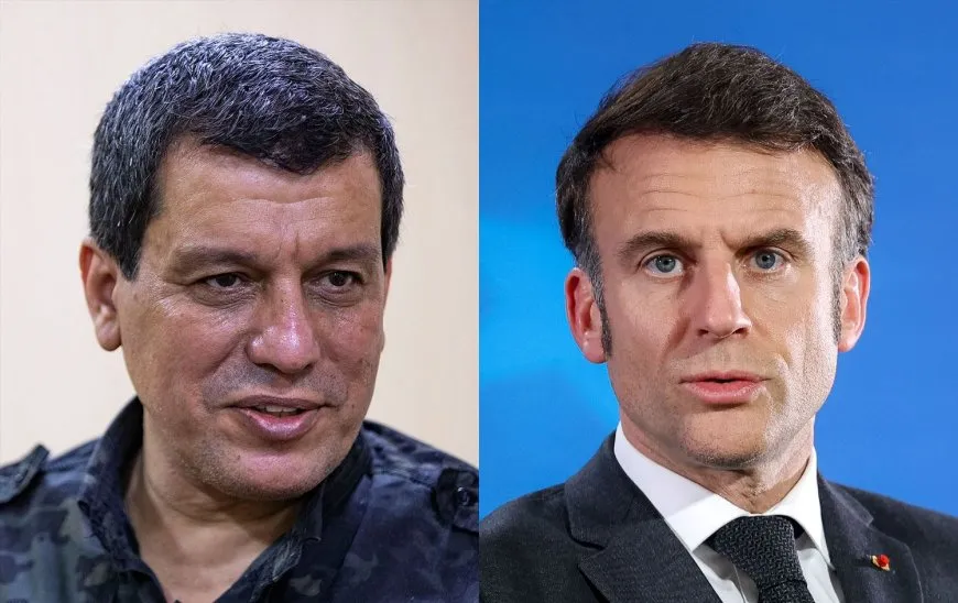 عبدي يتلقى اتصالاً من ماكرون لدعم وقف إطلاق النار في سوريا