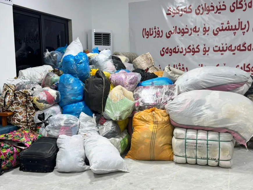 كركوك.. حملة جمع مساعدات لأهالي روج آفا