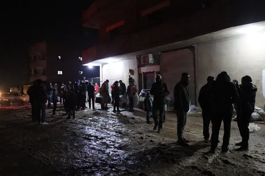 توزيع مساعدات إنسانية للمهجّرين في كركي لكي