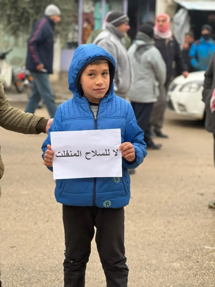 احتجاج في ريف حماة على انعدام الأمن وتزايد الجرائم