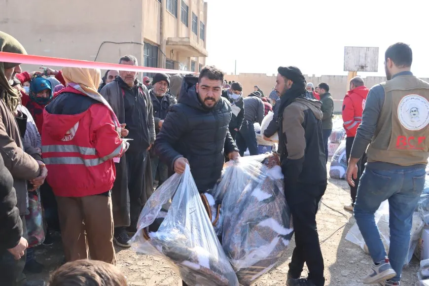 مساعدات إنسانية واسعة للمهجّرين في مقاطعة الجزيرة بدعم من منظمات كردستانية وأوروبية