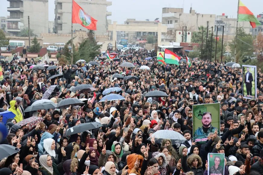 تشييع جثامين كوكبة من الشهداء في قامشلو
