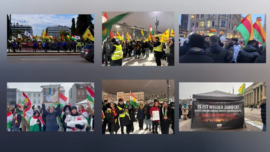صوت الكرد وأصدقائهم يصدح في أوروبا دفاعاً عن روج آفا