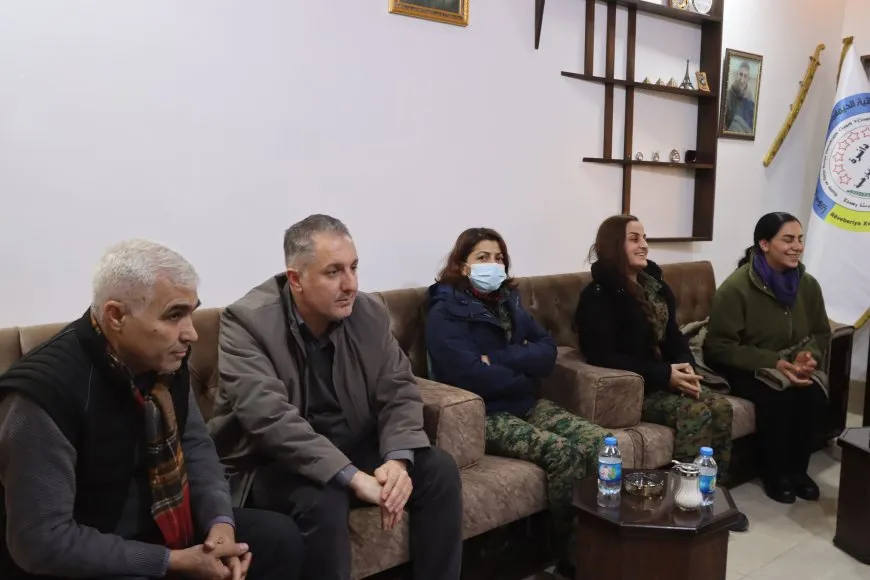 وصول وفد من رابطة فيم الخيرية إلى روج آفا