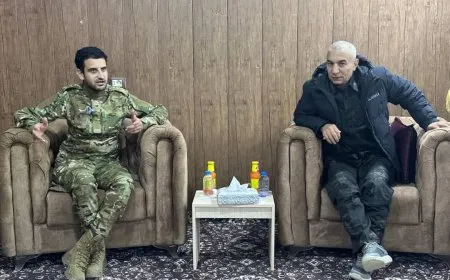 القيادة العامة لقسد تستقبل وفداً من وزارة الدفاع في الحكومة المؤقتة