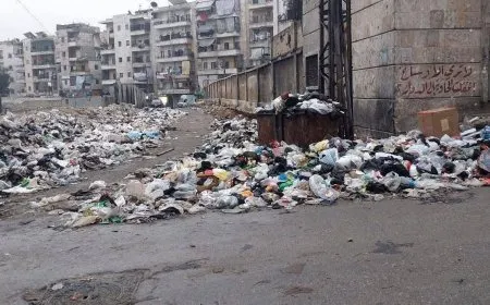 حلب تختنق من القمامة