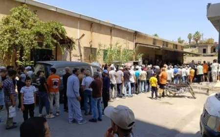 أزمة خبز حادة في السويداء نتيجة توقف توريدات الدقيق وانقطاع الإمدادات