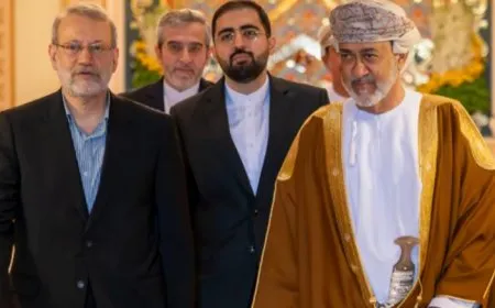 سلطان عمان يبحث مع لاريجاني مستجدات المفاوضات مع واشنطن