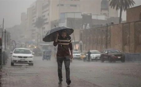 أمطار غزيرة ورياح شديدة تؤثر على عدة مناطق في سوريا